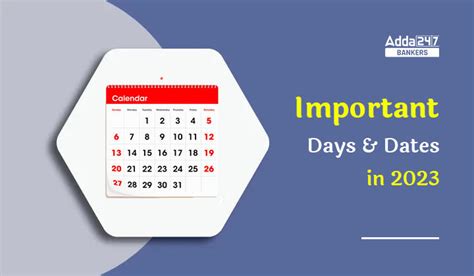 List Of Important Days And Dates 2023 Nationalinternational Days