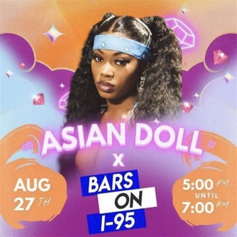 asian doll source on twitter asian doll will be doing a freestyle on “bars on i 95” t