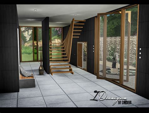 Sims 4 Ccs The Best Pivoting Windows And Sculptural Stairs By Daer0n