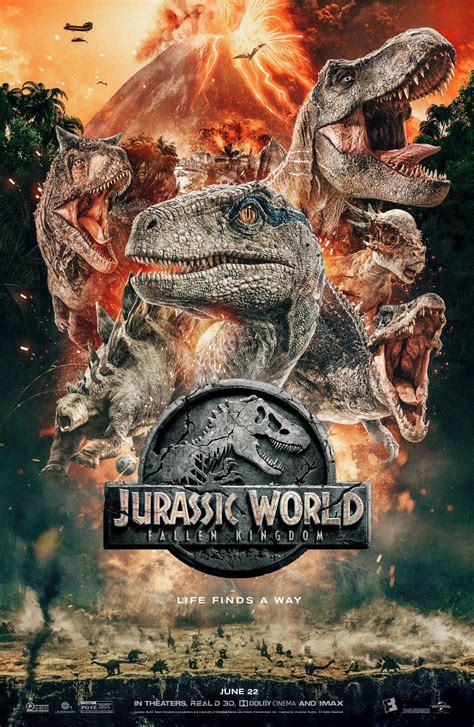 Jurassic World Fallen Kingdom Poster A A A A Cinema Film Movie