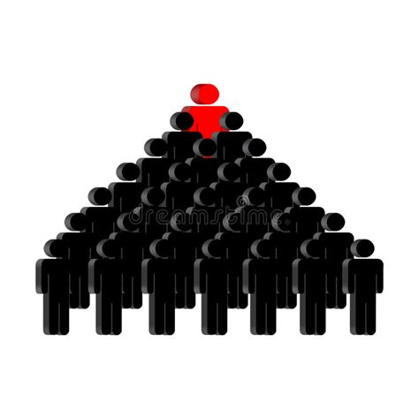 Hierarchy Stock Illustration Illustration Of Leader 47893687