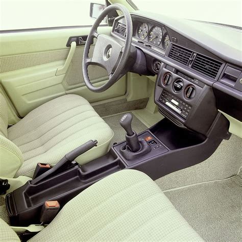 The Interior Of The 190 Mercedes Benz 190 Mercedes Benz Mercedes