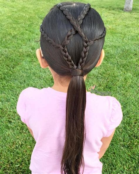 Here's a sweet high bun called the hair bow for your little one. Little Girl Hair Designs | Easy Hairstyles For Kids With ...