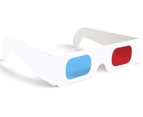3d Glasses Red Blue Cyan Paper Card 3 D Anaglyph Glasses Red And Blue Glasses 3d Glasses