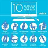 Photos of Exercises At Your Desk
