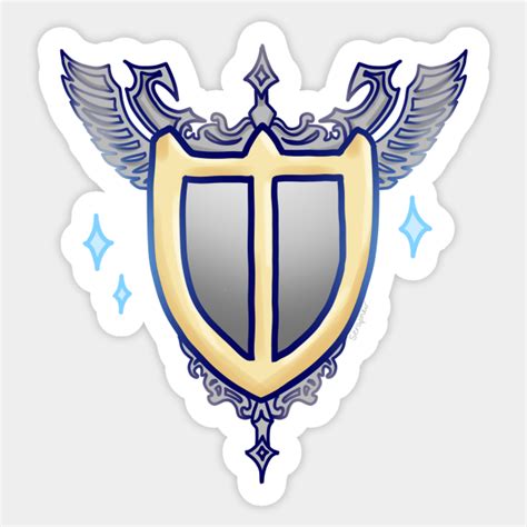 Paladin Icon Ffxiv Ffxiv Sticker Teepublic