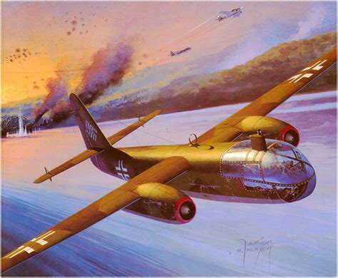 Arado Ar 234b 2 Blitz By Jarosław Wróbel Aircraft Art Aviation Art