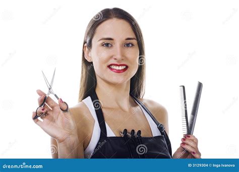 Professional Hairdresser Stock Images Image 3129304