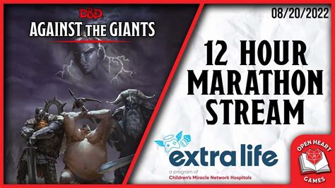 12 Hour Extra Life Marathon Stream 8 20 2022 Open Heart Games Youtube
