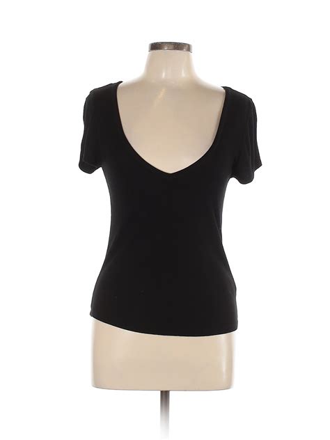 Truly Madly Deeply Women Black Short Sleeve T Shirt L Ebay