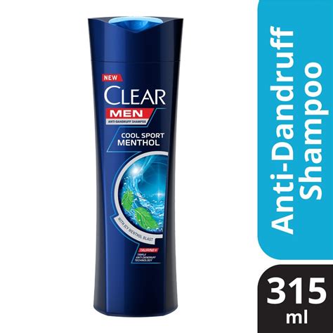 Clear Men Cool Sport Menthol Anti Dandruff Shampoo 315ml Shopee Singapore