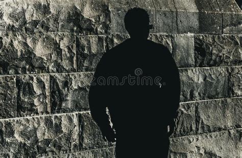 A Mysterious Silhouette Of A Person Stock Image Image Of Ghostly