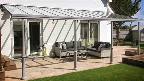 Lean To Glass Roof 1 Awnings Ie Canopies And Veranda Systems Ireland
