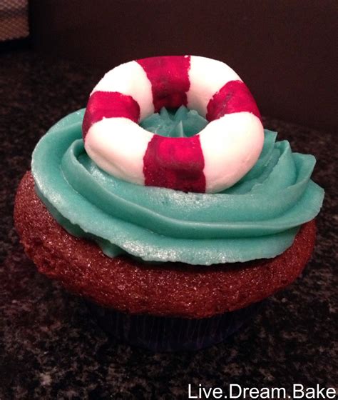Live Dream Bake Naughty Nautical Cupcakes