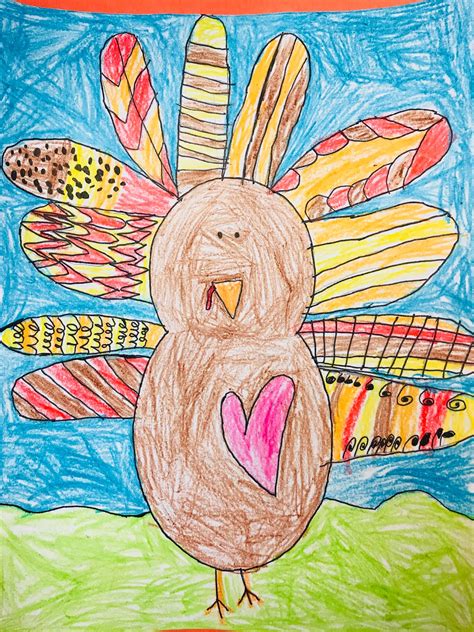 Howywood Kindergarten Turkey Directed Drawing