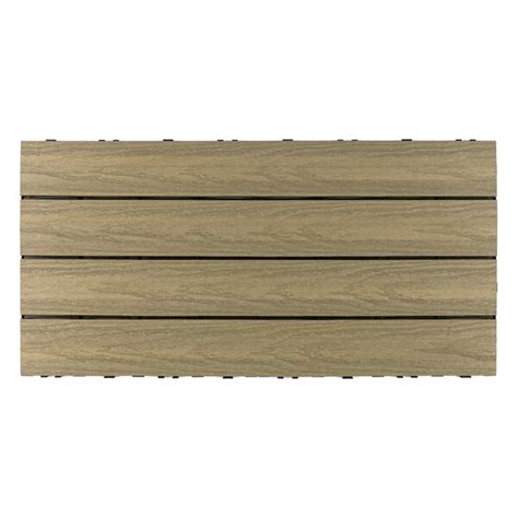 The current trend among homeowners is for a maintenance free deck that can withstand rain, snow and the intense sun. NewTechWood UltraShield Naturale 24" x 12" Composite ...