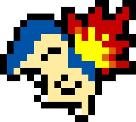 Cyndaquil Sprite Heartgold Pixel Art Maker