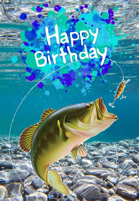 Fishing Printable Birthday Cards — Printbirthdaycards