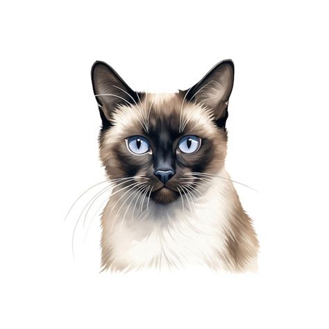 Premium Vector Siamese Kitten Cat