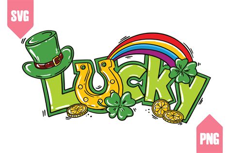 Shamrocks Lucky Irish St Patrick Day Svg Graphic By Fairy Store
