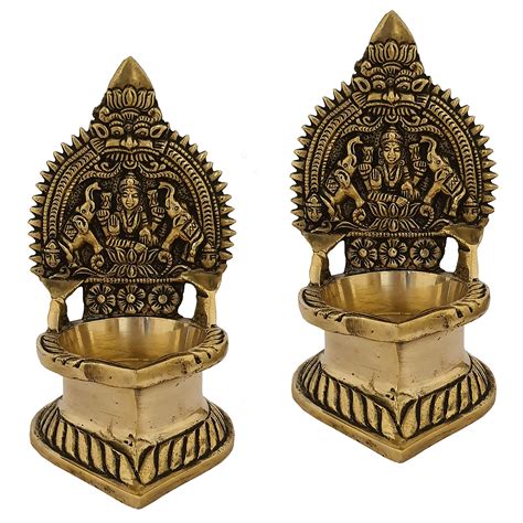 Buy Indian Diwali Oil Lamp Pooja Diya Brass Light Puja Decorations