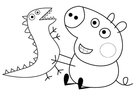 Peppa Pig Para Colorear Best Coloring Pages For Kids