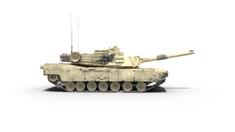 Stationary Tank Facing To Side HD 3K | GraphicsCrate