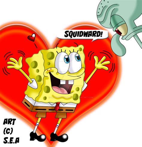 Sbsp Squidbob Excited For Squidward By Skunkynoid On Deviantart