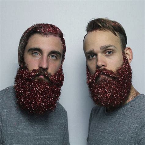 Trend Alert Glitter Beards Perfect For The Holidays