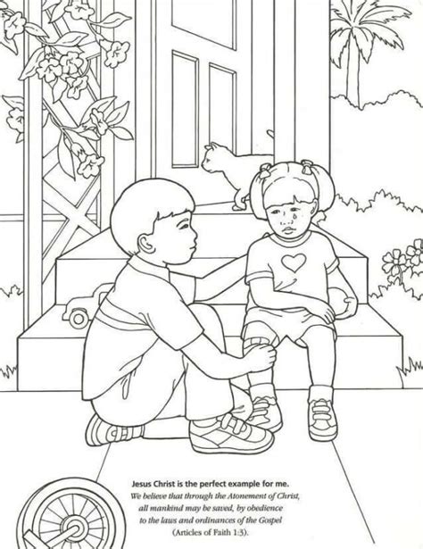 Lds Colouring Page Lds Primary Printables Lds Colorin