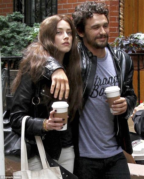 James Franco And Co Star Amber Heard Get Up Close And Personal On The