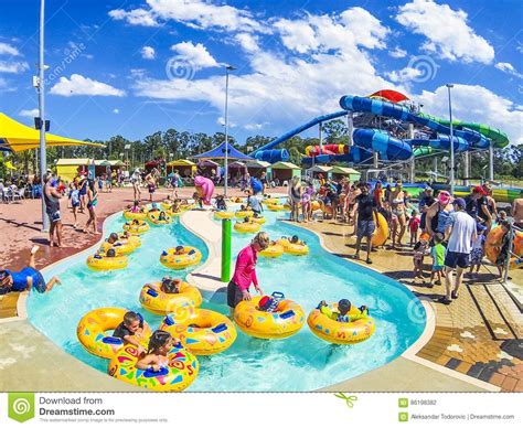 Wet N Wild Water Park In Sydney Australia Editorial Photography