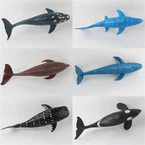 Simulation Marine Life Animal Model Toy Killer Whale Great White Shark