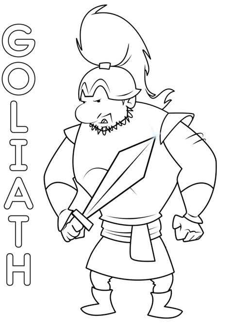Here are free printable david and goliath coloring pages. David Goliath Coloring Pages - Kidsuki