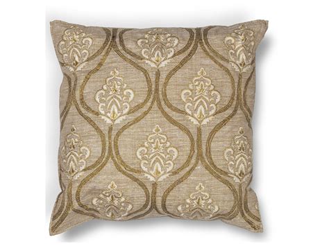 Kas Rugs Gold Square Pillow Kgl182