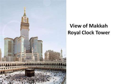Makkah Clock Royal Towerbiggest Clock Tower In The World In Mecca