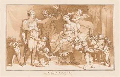 Conrad Martin Metz After Raphael The Marriage Of Alexander And Roxana