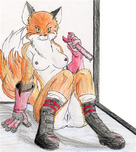 Rule 34 Anthro Boots Breasts Canine Female Fox Fur Furry