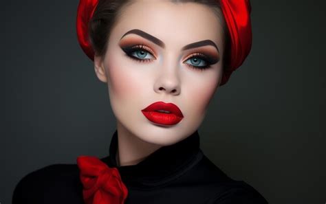 Premium Ai Image Glamorous Red Lipstick The Power Of Red
