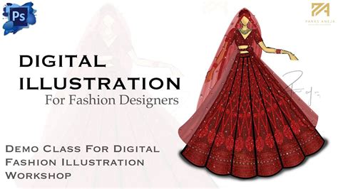 Digital Fashion Illustration Using Mouse Demofree Class Learn How