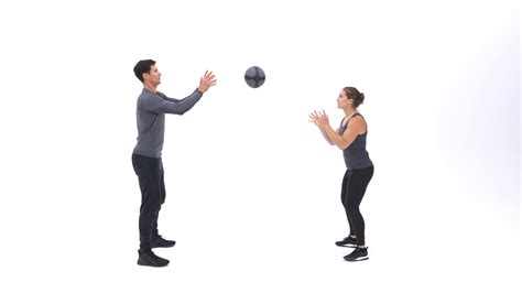 Medicine Ball Chest Pass Exercise Videos And Guides