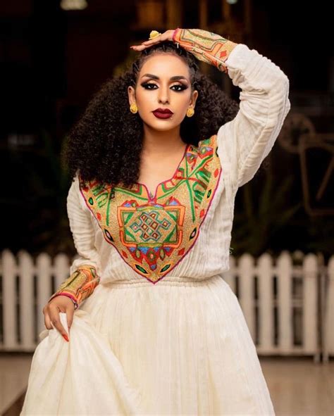 This Habesha Kemis Is A True Work Of Art Featuring A Shimena Dress