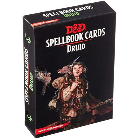 Dungeons & dragons spellbook cards: D&D 5th Ed. Spellbook Cards Druid