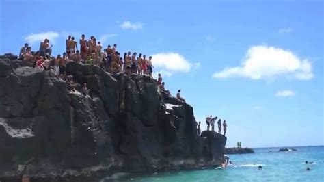 Cliff Jumping Oahu Hawaii Youtube