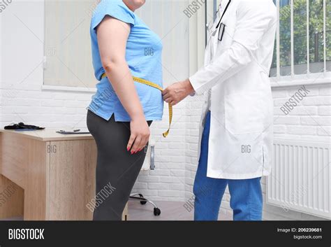 Male Doctor Measuring Image Photo Free Trial Bigstock