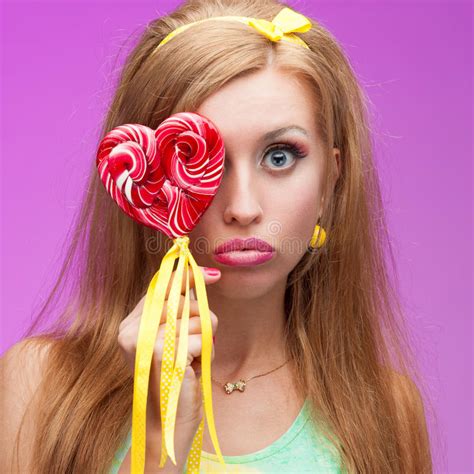 Vivid Candy Girl Stock Photo Image Of Pretty Looking 38753230