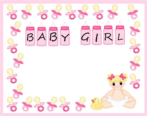 Free Baby Shower Border Paper Download Free Baby Shower Border Paper