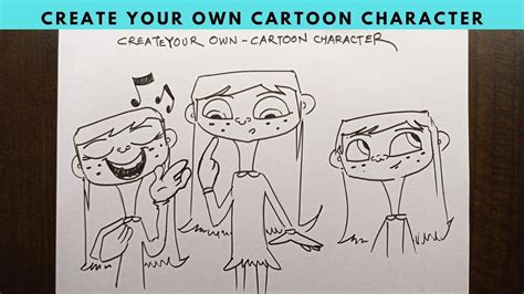 How To Draw Your Own Cartoon Character Create Your Own Cartoon Cartoon Characters Cartoon