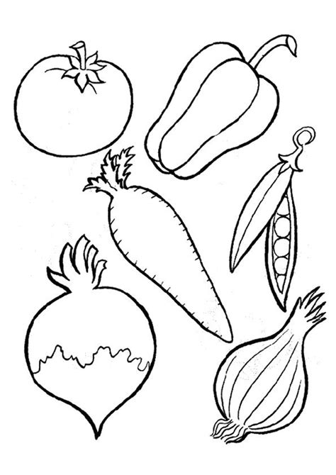Www.justcolor.net with their help, you can memorize the names of vegetables, study colors, get acquainted with shapes and sizes. Free Printable Vegetables Coloring Pages, Vegetables ...