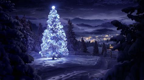 10 Best Christmas Tree Snow Wallpaper Hd Full Hd 1920×1080 For Pc